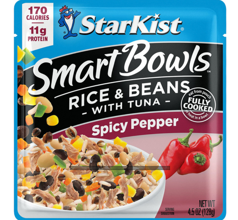 Starkist Smart Bowls Tuna Rice & Beans Spicy Pepper 4.5 oz. 