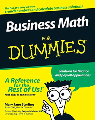 Business Math For Dummies 