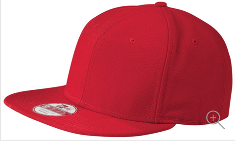 New Era 9FIFTY Flat Bill Snapback Baseball Cap - Red 