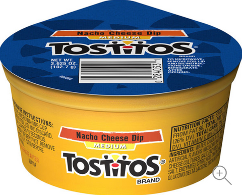 Tostitos Nacho Cheese Dip 3.625 oz. 