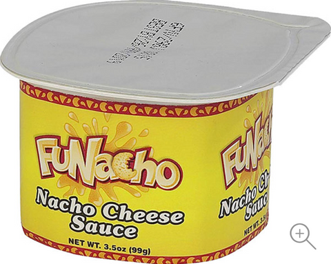Funacho Mild Nacho Cheese Sauce 3.5 oz. Cup 