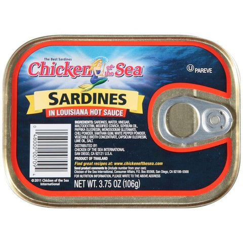 Chicken Of The Sea Sardines In Hot Sauce 3.75Oz 
