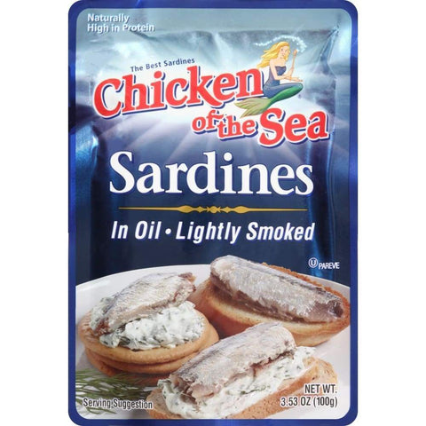 Chicken Of The Sea Sardines In Oil Pouch 3.53 Oz 