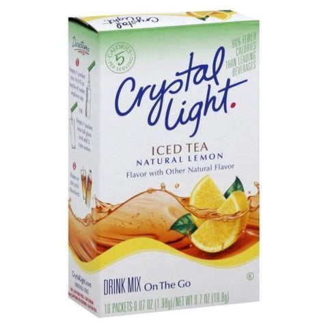 Crystal Light On The Go Powdered Soft Drink Iced Tea 
