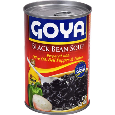 Goya Black Bean Soup 15 Oz 