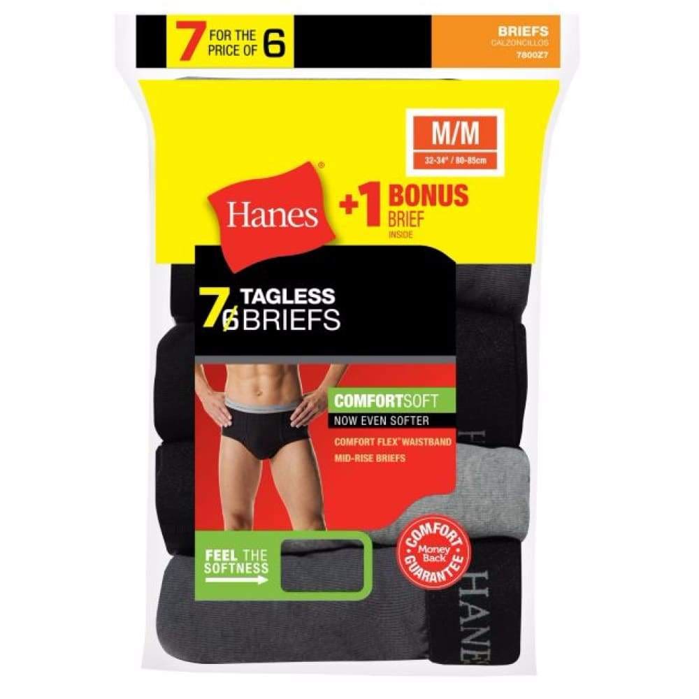 Hanes Men's Mid Rise Brief with Comfort Flex® Waistband 7-Pack ...