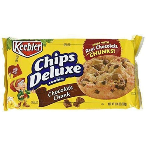 Keebler Chocolate Chunk Deluxe Cookies, 11.6 Oz. 